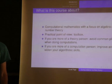 Introduction, Complexity, Arithmetic Operations