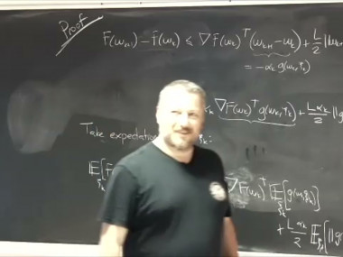 INTRODUCTION TO STOCHASTIC OPTIMIZATION FOR LARGE-SCALE MACHINE LEARNING