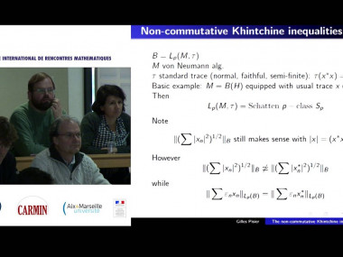 Annual conference of the functional analysis, harmonic analysis and probability Gdr research group / Journées du Gdr analyse Fonctionnelle, harmonique et probabilités