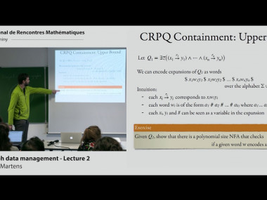 Ecole de Printemps d'Informatique Théorique (EPIT) 2019 - Données, logique et automates / Spring school on Theoretical Computer Science (EPIT) - Databases, Logic and Automata