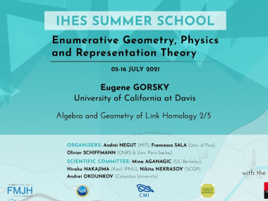 Eugene Gorsky - Algebra and Geometry of Link Homology