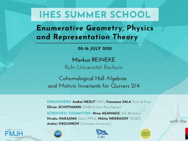 Markus Reineke - Cohomological Hall Algebras and Motivic Invariants for Quivers