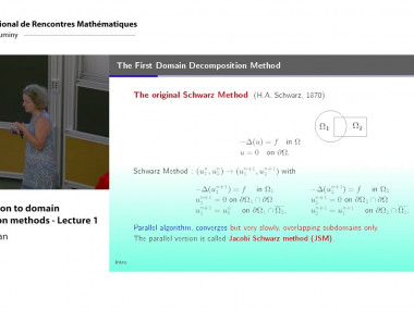 Jean-Morlet Chair 2022: Research School - Domain Decomposition for Optimal Control Problems / Chaire Jean-Morlet 2022 - Ecole - Décomposition des domaines pour des problèmes de contrôle optimal