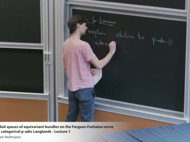 p-adic aspects of the Langlands program - Thematic month week 3 / Aspects p-adiques du programme de Langlands - Mois thématique sem. 3