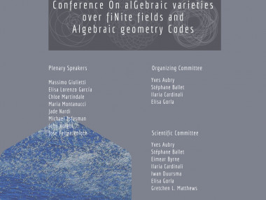 COGNAC - Conference On alGebraic varieties over fiNite fields and Algebraic geometry Codes
