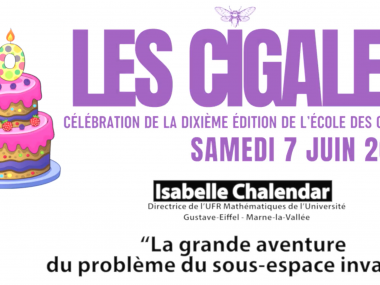 Les Cigales : Dixième édition
