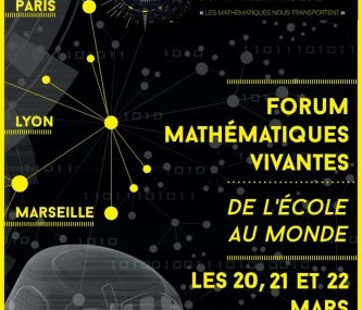 Forum mathématiques vivantes, de l'école au monde - Journée de formation