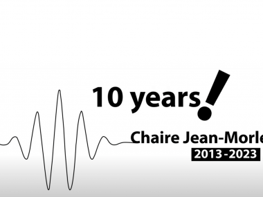 Jean-Morlet Chair: 10 years