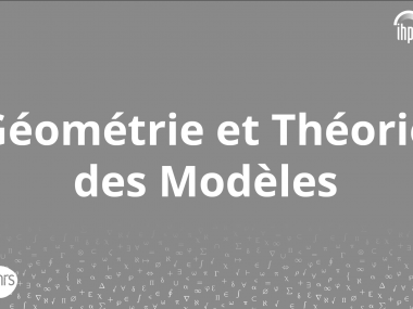 Géométrie et Théorie des Modèles