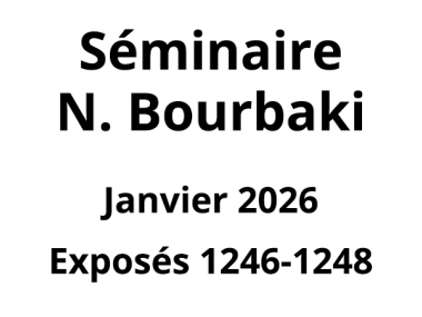 Bourbaki - Janvier 2026