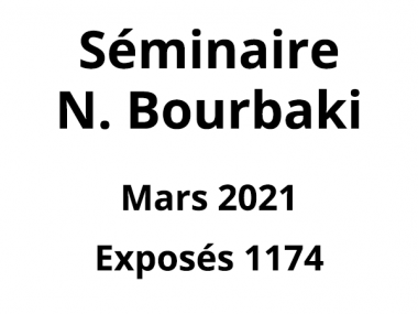 Bourbaki - Mars 2021