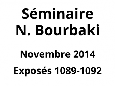 Bourbaki - Novembre 2014