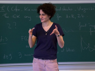 Sylvia Serfaty : Systems with Coulomb Interactions