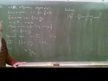 Michel Waldschmidt: Introduction to Transcendental Number Theory