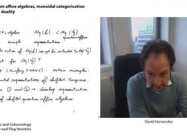 Quantum Groups and Cohomology Theory of Quiver and Flag Varieties / Groupes quantiques et théories cohomologiques des variétés de drapeaux et variétés carquois