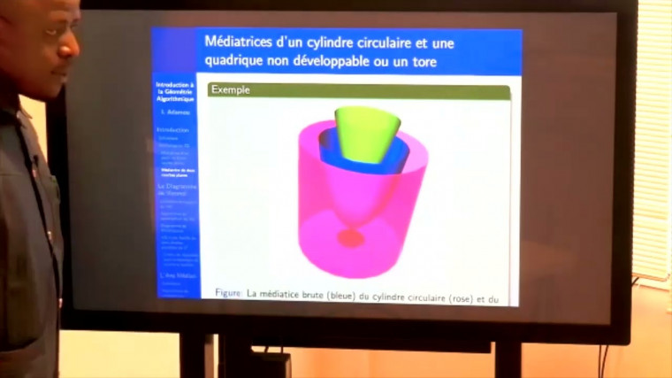 Introduction à la géométrie algorithmique: Médiatrice, Diagramme de Voronoï et Axe Médian