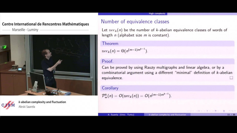 Combinatorics on words / Combinatoire des mots