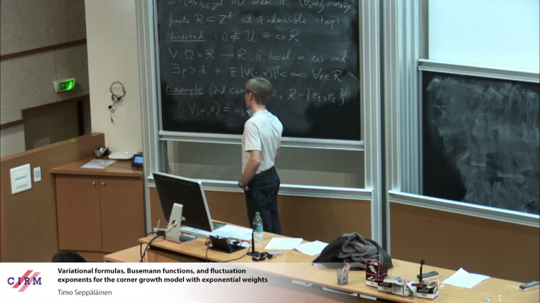 Jean-Morlet Chair - Doctoral school: Random structures in statistical mechanics and mathematical physics / Chaire Jean-Morlet - Ecole doctorale : Structures aléatoires en mécanique statistique et physique mathématique