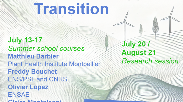 CEMRACS 2026 : Modeling and AI for Environmental Transition / Centre d'Eté Mathématique de Recherche Avancée en Calcul Scientifique