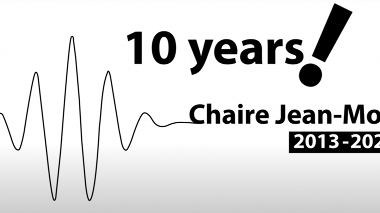 Jean-Morlet Chair: 10 years