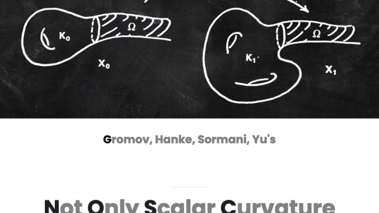 Not Only Scalar Curvature Seminar