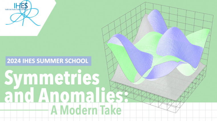 2024 IHES Summer School – Symmetries and Anomalies : a Modern Take