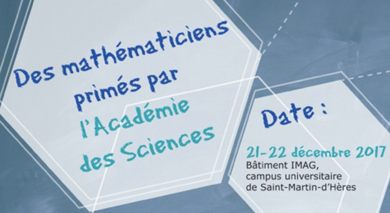 Des mathématiciens primés par l'Académie des Sciences 2017