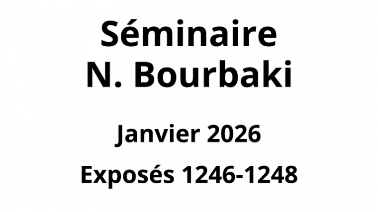 Bourbaki - Janvier 2026