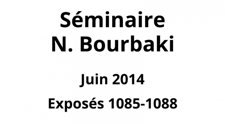 Bourbaki - Juin 2014