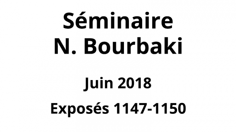 Bourbaki - Juin 2018