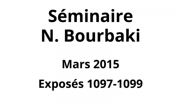 Bourbaki - Mars 2015