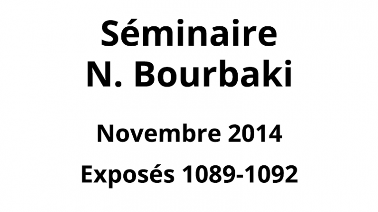 Bourbaki - Novembre 2014