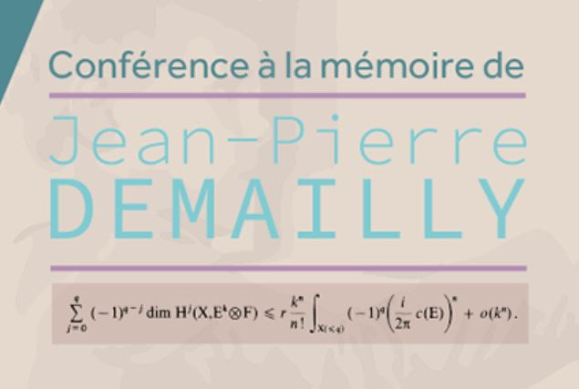 Conférence à la mémoire de Jean-Pierre Demailly