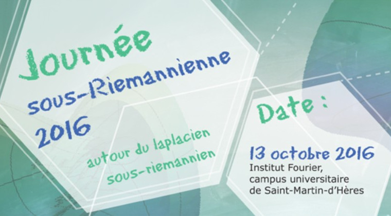 Journée sous-riemannienne 2016