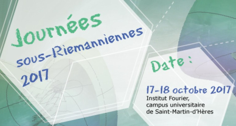 Journée sous-riemannienne 2017