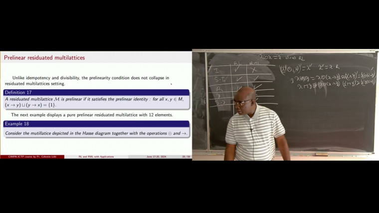 Residuated Lattices and Residuated Multilattices with some Applications (4/4)