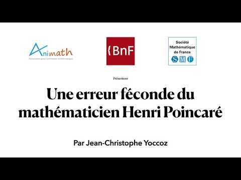 Une erreur féconde du mathématicien Henri Poincaré