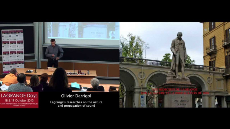 Lagrange's research on the nature and propagation of sound