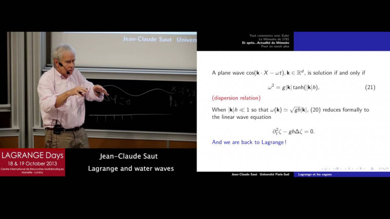Lagrange and water waves