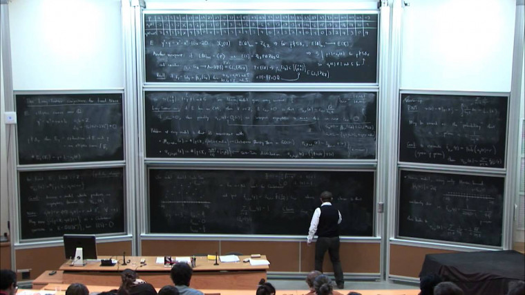 Distributions of Frobenius of elliptic curves #3