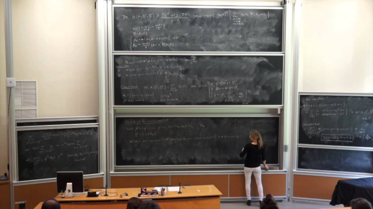 Distributions of Frobenius of elliptic curves #5