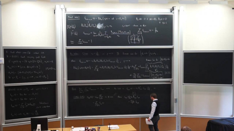 Distributions of Frobenius of elliptic curves #6