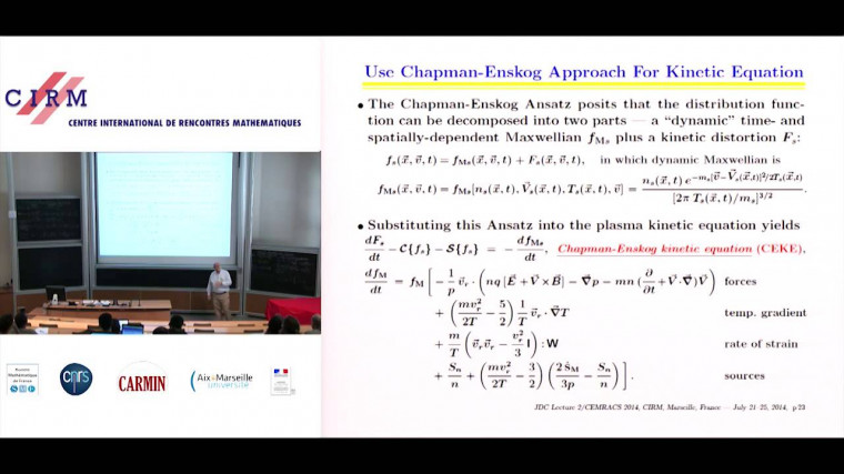 Fluid and transport modeling of plasmas - Lecture 2: kinetic and fluid solutions of PKE
