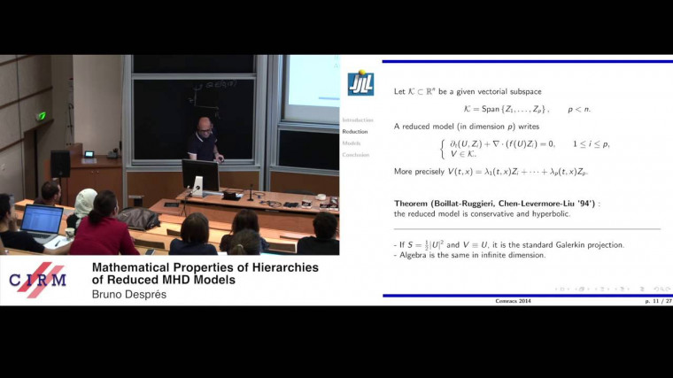 Mathematical properties of hierarchies of reduced MHD models