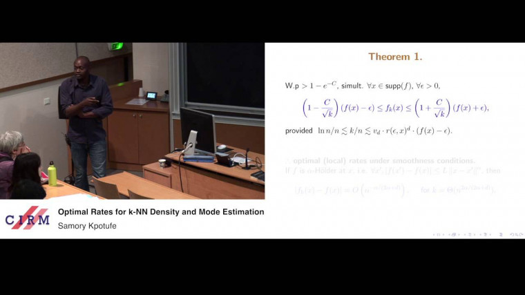 Optimal rates for $k$-NN density and mode estimation