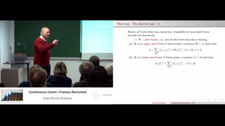 Continuous (semi-)frames revisited