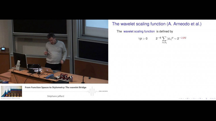 From function spaces to stylometry: the wavelet bridge