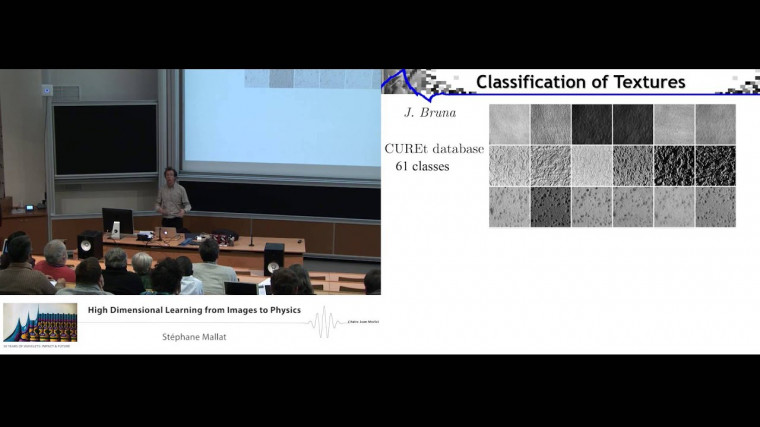 High dimensional learning from images to physics