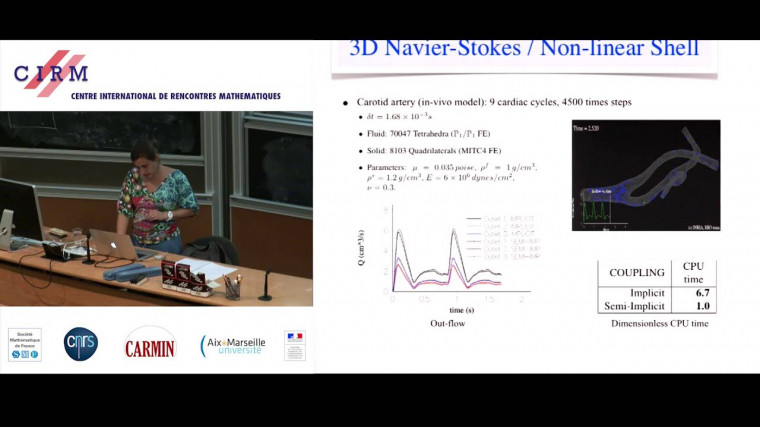 Mathematical and numerical analysis of some fluid structure interaction problems - Lecture 4