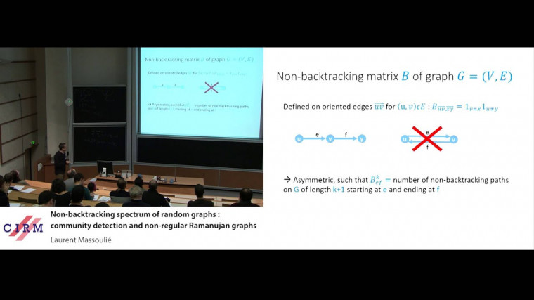 Non-backtracking spectrum of random graphs: community detection and non-regular Ramanujan graphs